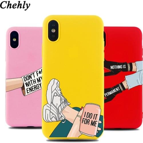 Chehly New Phone Case for IPhone 6s 7 8 11 Plus Pro X XS MAX XR SE Fashion Cases Soft Silicone Fitted TPU Back Accessorie Covers