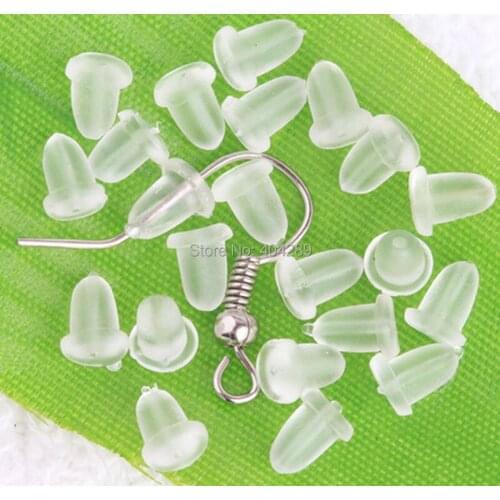 Wholesale 10000pcs Rubber Earring Back,Earring Stopper, Earring Posts Jewelry Findings,Free shipping