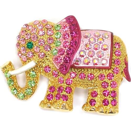 High-end exquisite elephant brooch mens and womens suit blazer brooch luxury pin C102609