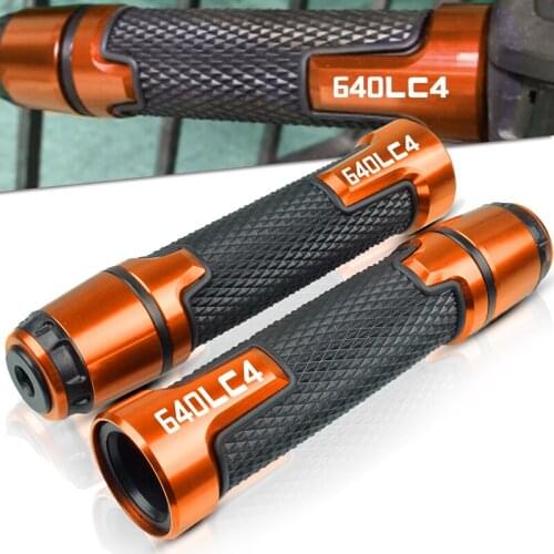 7/8" 22MM CNC Motorcycle handlebar grip handle bar Motorbike handlebar grips FOR 640 SUPERMOTO 640 LC4 Supermoto 1998-2007