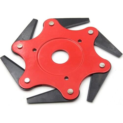 6 blades grass trimmer brush head weed cutter garden cutting head electric tool accessories for lawn mower blade