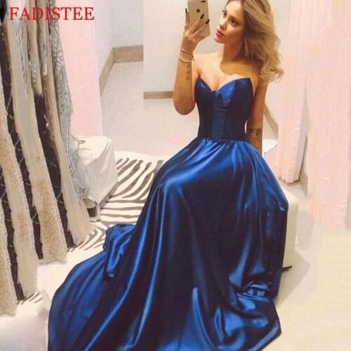 Sexy V-neck Strapless Prom Party Evening Dresses Vestido De Noiva Robe De Soiree Vestido Novia Playa Formal A-line Lace-up