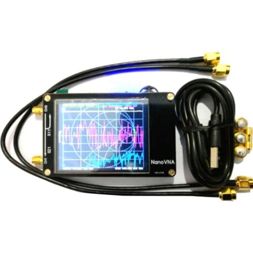 Touch NanoVNA 2.8 LCD inch HF VHF UHF UV Vector Network Analyzer 50KHz - 300MHz Antenna Analyzer with Battery I4-001