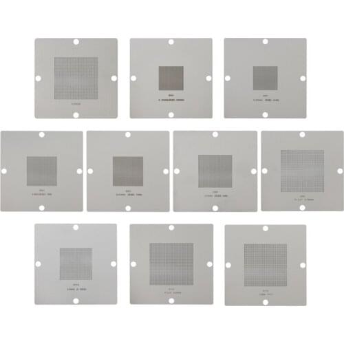 90 X 90mm BGA Stencil Kit For Laptop Universal Reballing10pcs /set