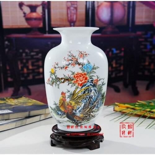 Modern fashion decoration white decoration ceramics vase