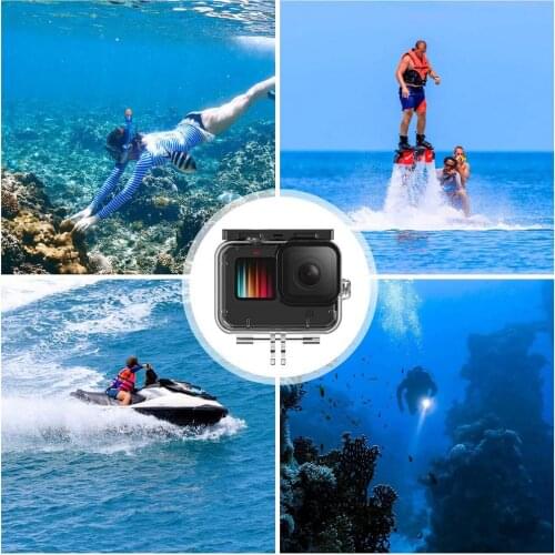 Waterproof Case For GoPro Hero 9 Black Protective Diving Underwater Housing Shell Cover For Go Pro 9 Camera Accessory 45M