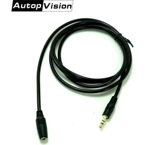 10pcs/lot 3.5mm Jack Male to Female AUX Cable M/F Stereo Audio Extension Cable Cord 1.5m Earphone Headphone PC Extension wire
