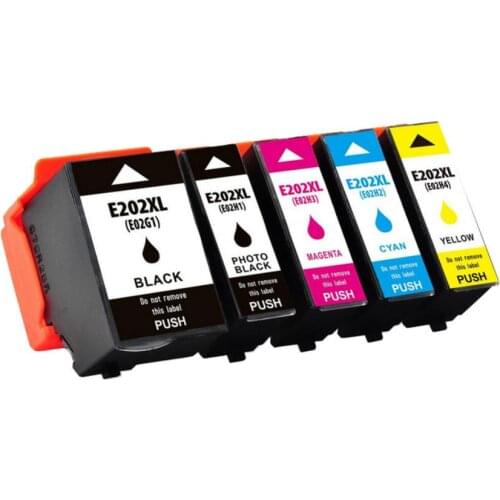 E202XL-5PK Compatible Ink Cartridges For Epson Expression Photo XP-6000 XP-6005 XP-6000 XP-6005 XP-6100 XP-6105