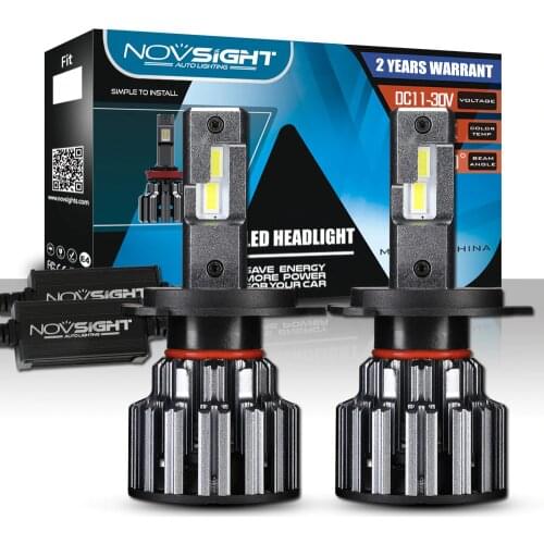 NOVSIGHT 90W 15000LM Car LED Headlight for Cars H4 HB2 H7 H11 9005/HB3 9006/HB4 LED Light Bulbs 6000K Auto Car Headlamp Kit 12V