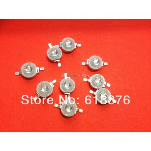 Free shipping 100PCS 3W Blue High Power LED Emitter DC3.4V~ 3.8V 700mA 465-470NM 3w Led lamp beads 3w led light