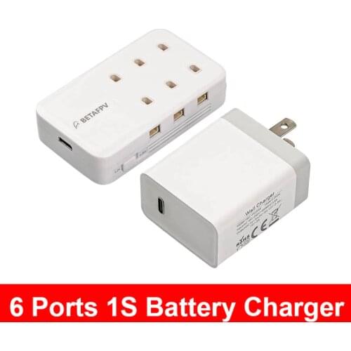 BETAFPV 6 Ports 1S Battery Charger Adapter FPV Racing Drone Accessories Lipo-Battery Charger BETAFPV Cetus Racing Drone