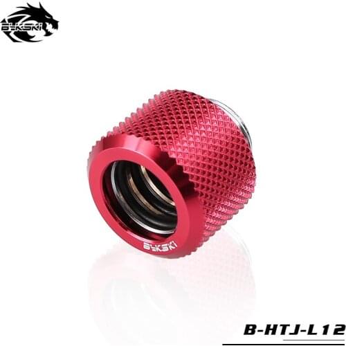 BYKSKI OD12mm Hard Tube Fitting / Hand Compression Fitting G1/4'' Threading Accesspries Fitting use for 8/12mm 10/12mm Hard Tube