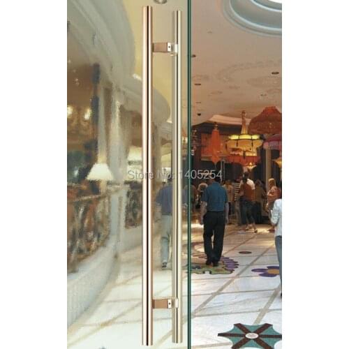 Calssical glass door handle large handle 1200mm length