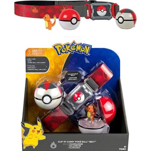 Pokémon Childrens Toy Belt Backpack Elf Ball Eevee Charmander Bulbasaur Doll Combat Game Doll