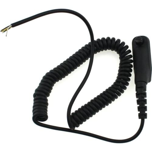 DIY Microphone Cable Replacement for Motorola XIR-P8260 XIRP-8268 XIR-P8200 XPR6550 XPR6000 APX-7000 DP3400 Two Way Radio