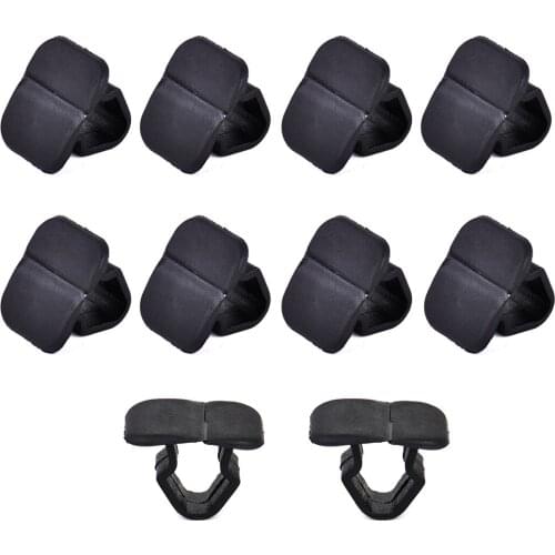 DWCX 10x Car Engine Hood Insulation Pad Retainer Clips 1H5863849A01C For VW CC Beetle Golf Passat Touareg Jetta Audi A4 A6 S6
