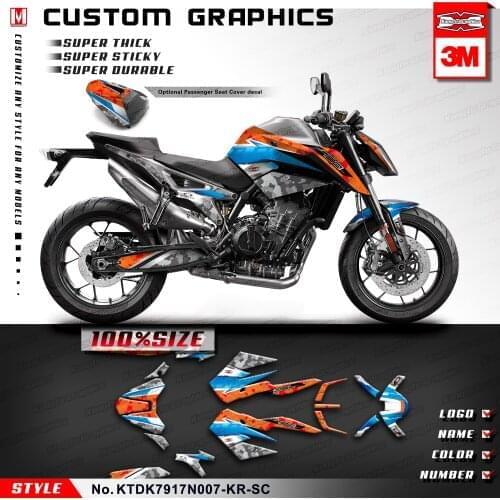 KUNGFU GRAPHICS Self Adhesive Vinyl Wrap Custom Stickers Design Decor Kit for 890 R 2020 2021 StyleNo.KTDK7917N007-KR-SC
