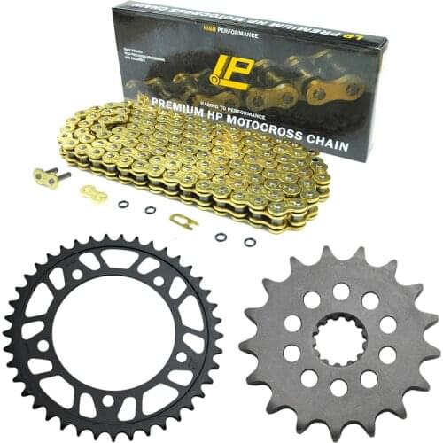 LOPOR MOTORCYCLE 525 CHAIN Front & Rear SPROCKET Kit Set FOR Suzuki GSR600 GSXR600 DL650 GSR750 GSXR750 GSXS750
