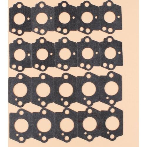 10Pair Carburetor Gasket Kit For HUSQVARNA 124L 125B 125BX 125L 125LD 128C 128CD 128L 128LD 128LDX 128R 128RJ 128DJX Trimmer