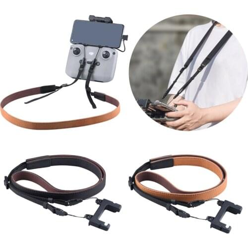 Leather Strap with Remote Control Hook Holder for DJI Mini 2/Air 2S/Mavic Air 2 Drones Remote Control Silicone Cover Accessories