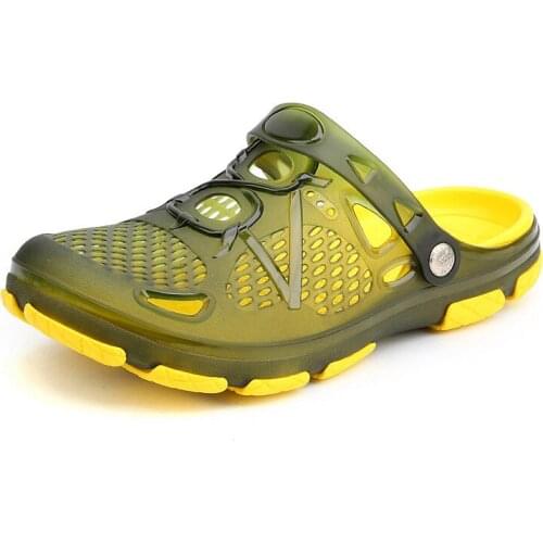 Cheap Male Sandals Water Shoes Sandalia Masculina New Men Sandals Summer Flip Flops Slippers Men Outdoor Beach Casual Shoes884