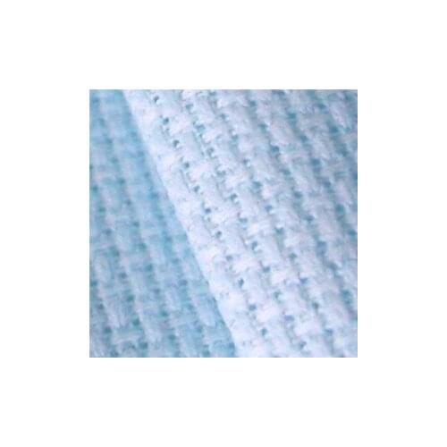 New arrival 40x40cm light blue 14ct cross stitch fabric aida coth canvas DIY handmade needlework sewing craft supplies
