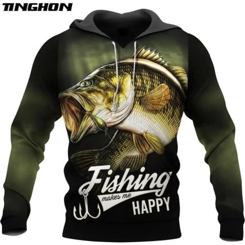 XS-7XL New carp Fashion Animal Fishing Art Harajuku casual Tracksuit Funny 3D Hoodies/Sweatshirt/Jacket/Mens Womens-04