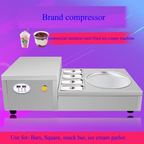 Flat fried yogurt machine instant ice cream Twirl flat fried pans Ice cream machine ice cream machine