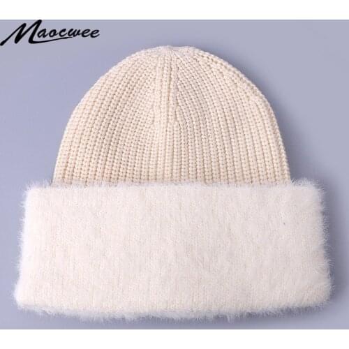 Beanies Cap woman Hat Girls Hats Knitted Skullies Autumn Winter Keep Warm Striped Cap Unisex Solid Color Bonnet Sopamey Outdoor