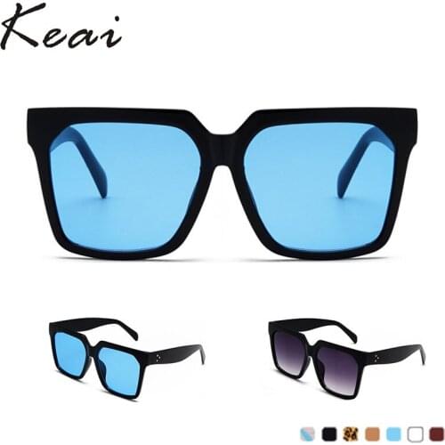 BRAND DESIGN Classic Oversized Sunglasses Men Women Driving Square Frame Sun Glasses Male Goggle UV400 Gafas De Sol