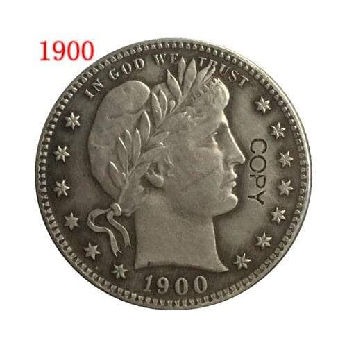 USA 1900 P,O,S BARBER OR LIBERTY HEAD QUARTER DOLLARS COPY COINS