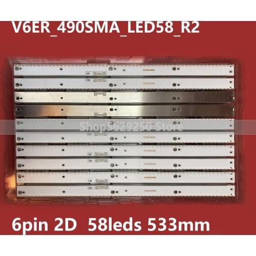 LED backlight strip BN96-39673A BN96-39674A for Sa msung 49'' TV UE49MU6470 UE49MU6400 UE49KU6510 UE49KU6500 UN49MU7100