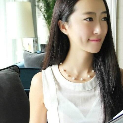 Jewelry accessories decorated wild ladies more than imitation pearl necklace long sweater chain Statement Necklace Chokers