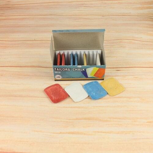 10 Pcs/Paper Box Random Color Waxy Chalk Color Drawing Powder Drawing Line Clothing Tailor DIY Sewing Tool Accessories