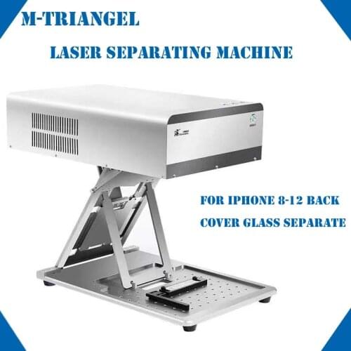 2021 M-Triangel Laser Machine Intelligent Separating Engraving For iPhone 12 11 X XS Max 8 8+ Back Glass Remove Frame Cutting