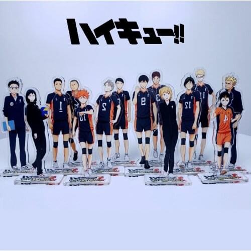 Anime Haikyuu action figure toy Shoyo tobio daichi kiyoko kiyoko Tooru Kenma Tetsurou acrylic doll 15cm for gift 24 styles