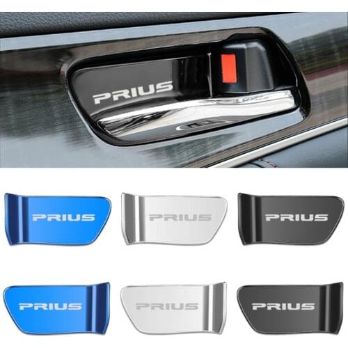 Car Styling Auto Interior Accessories Door Bowl Handle Cover Trim Stickers Case For Toyota prius emblem Car accessories