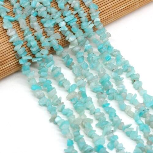 40cm Natural Irregular Tianhe Stone Freeform Chips Gravel Beads For DIY Women Bracelet Necklace Jewelry Gift Size 3x5-4x6mm