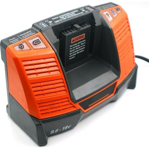 C&P for BRAND used GENUINE Ridgid AEG 12V-18V DUAL CHEMISTRY SMART BATTERY CHARGER BL1218, Li-Ion, Ni-Cd, NiMh Battery Charger