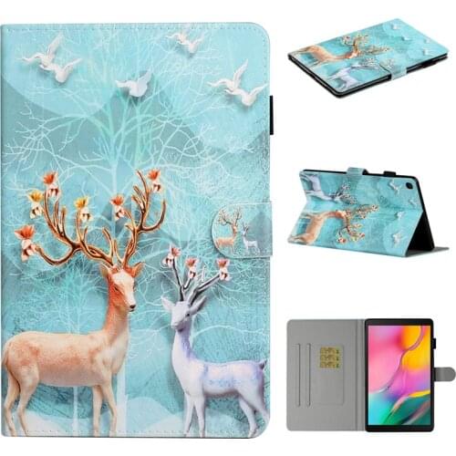 Case for Samsung Galaxy Tab A 10.1 SM-T510 SM-T515 Cute Cat Unicorn Deer Tablet Cover Funda for Samsung Galaxy Tab A 10 1 2019