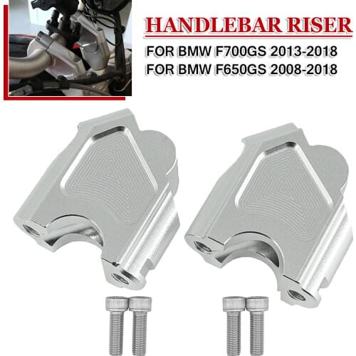 For BMW F700GS F650GS F 700 600 GS 2013 2014 2015-2018 Motorcycle Handlebar Riser Handle Bar Mount Clamp Adapter Aluminum Alloy