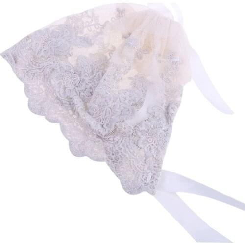 Baby Infant Newborn Girls Kids Lace Floral Hat Cap Beanie Bonnet Hats Photo Prop