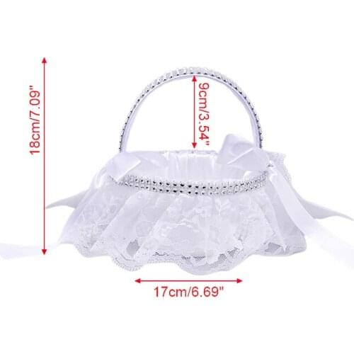 Elegant Wedding Supplies Flower Basket Simulation Petals Party Home Decor-Gift