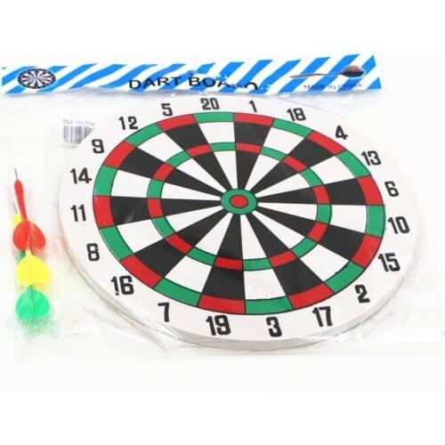 Hot 29.5cm Diameter Wall Mounted Two Sided Dual Use Thick Foam Darts Set Toys For Boys Birthday Gift One Piece Adult Indoor