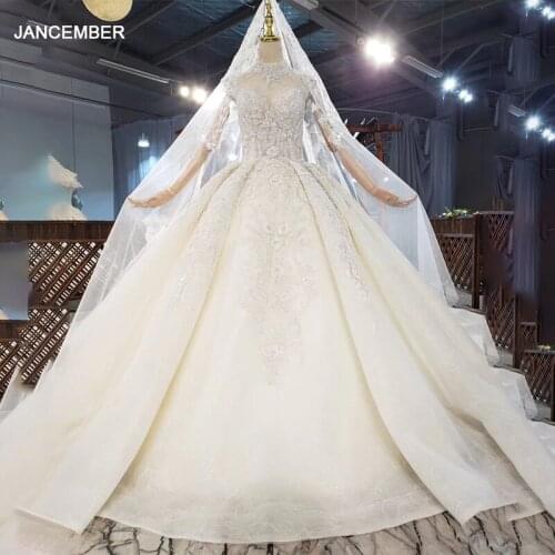 HTL1883 Luxurious And Elegant Charming Sweetheart Crystal Beading Wedding Dress 2020 Ball Gowns Sleeveless