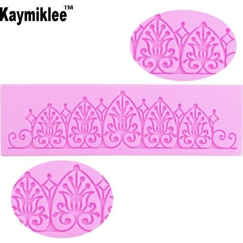 LM026 Lace Flower Silicone Mold Fondant Mould Cake Decorating Tools Chocolate Gumpaste Mold, Sugarcraft, Chocolate Mold