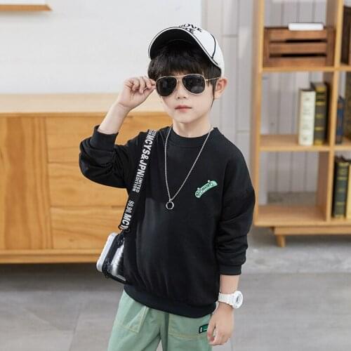 ArmyGreen Black Spring Autumn Boys Sweatshirts Jacket Coat Kids Outwear Children Clothes Tops Teenager Gift High Quality