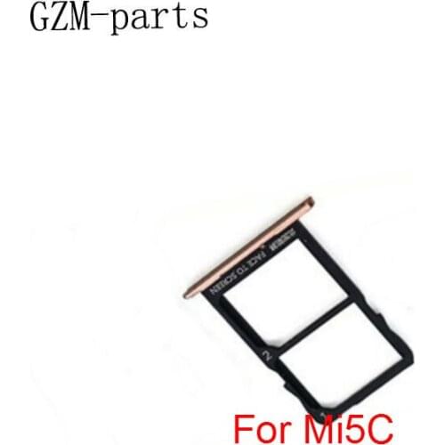 20pcs/lot For Mi5C MiA1 SIM Card Tray Holder Micro SD Card Slot Adapter For Xiaomi Mi A1 5C Sim Tray Adapter Replacement Parts