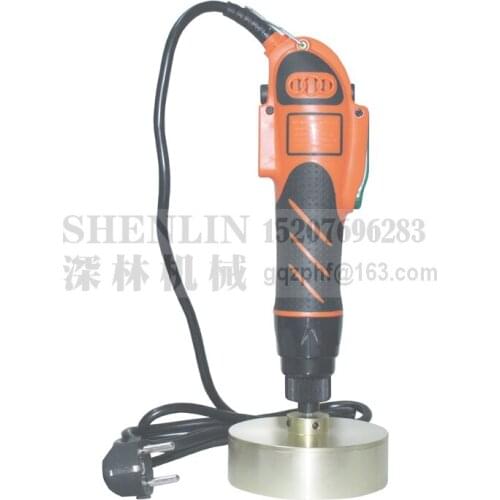 SHENLIN OD 50-90MM Cap sealing machine 60kg/fcm bottle capping machine electric bottle capper tool handheld bottle screw machine