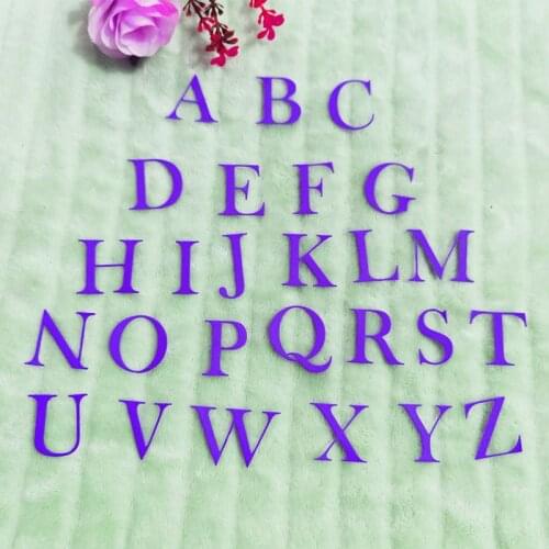 26 letter Metal Cutting Dies for DIY Scrapbooking Album Paper Cards Decorative Crafts Embossing Die Cuts